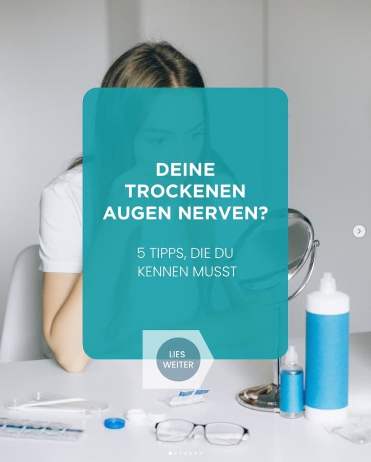 Instagram: Deine trockenen Augen nerven? 5 Tipps, die du kennen musst